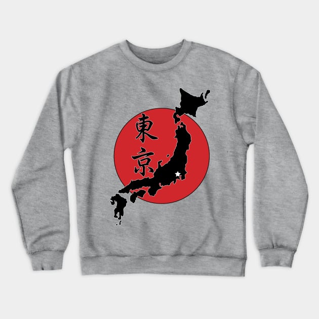 Tokyo Crewneck Sweatshirt by Cryptid